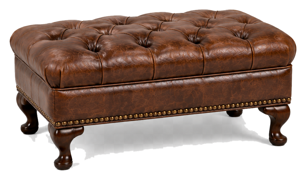 Chesterfield Queen Anne Footstool